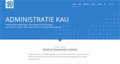 Desktop Screenshot of administratie-kau.nl