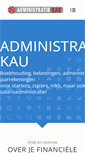 Mobile Screenshot of administratie-kau.nl