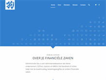 Tablet Screenshot of administratie-kau.nl